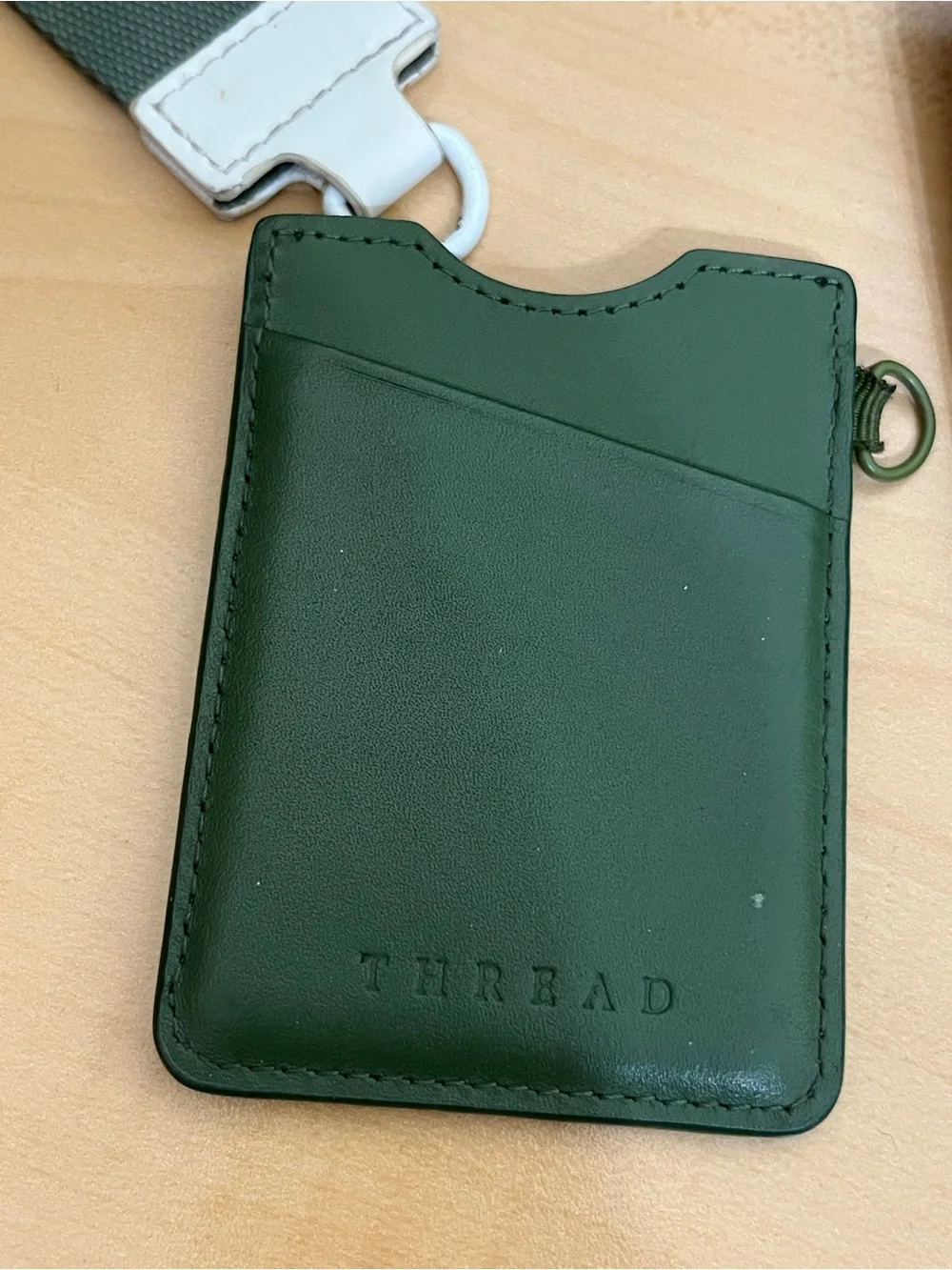 Lot of 2 THREAD Elastic Vertical Wallet in Olive and Zion National Park
